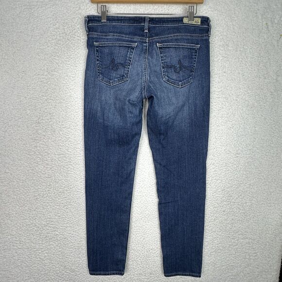 AG Adriano Goldschmied Stevie Ankle Jeans Womens 29R Slim Straight Stretch USA - Picture 3 of 14